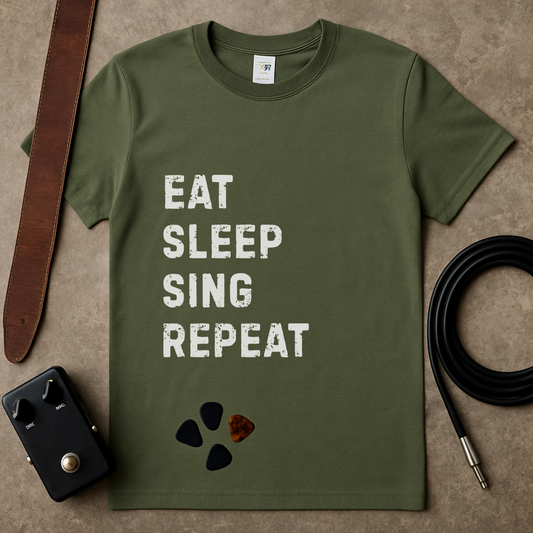 Eat Sleep Sing Repeat T-Shirt