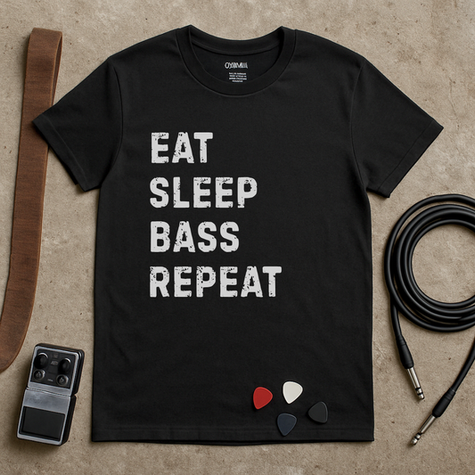 Eat Sleep Bass Repeat T-Shirt