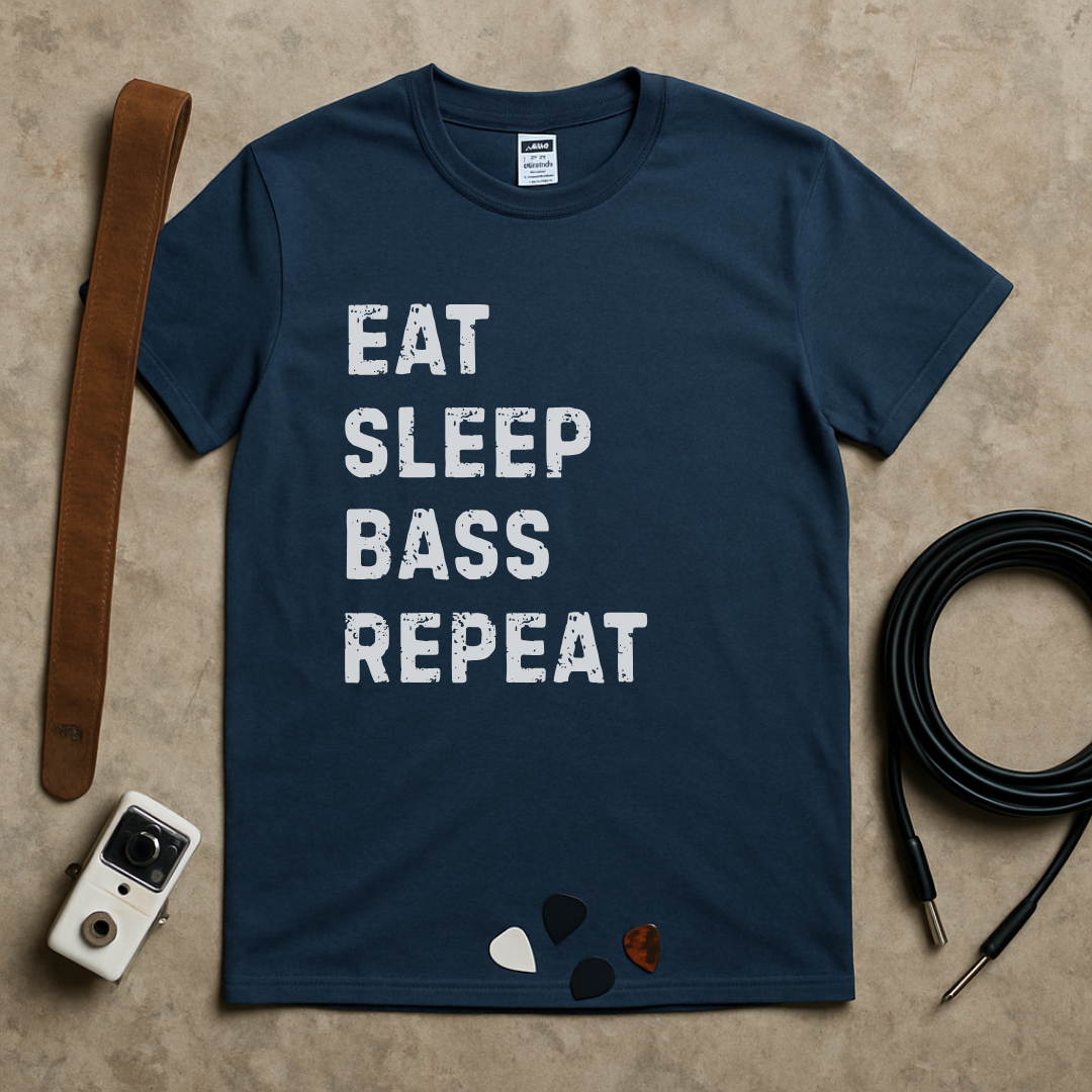 Eat Sleep Bass Repeat T-Shirt