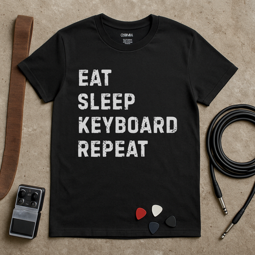 Eat Sleep Keyboard Repeat T-Shirt