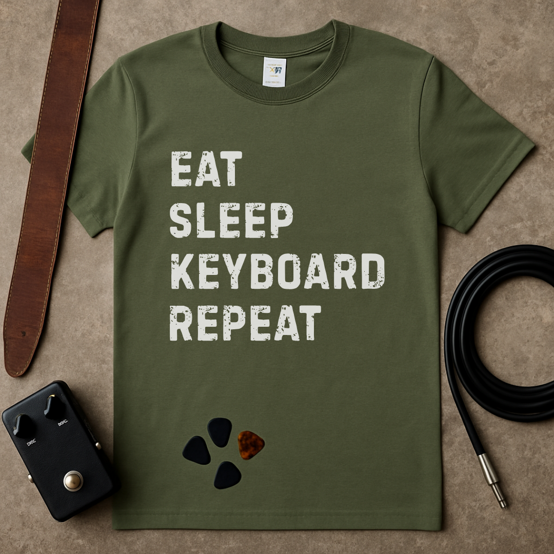 Eat Sleep Keyboard Repeat T-Shirt