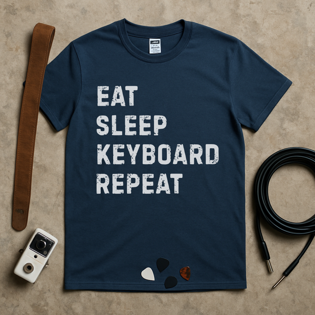 Eat Sleep Keyboard Repeat T-Shirt