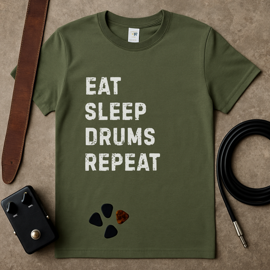 Eat Sleep Drums Repeat T-Shirt