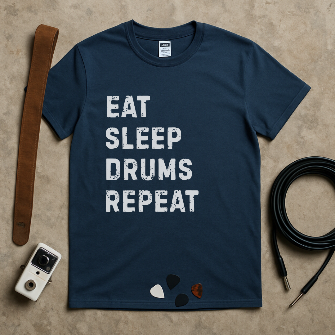 Eat Sleep Drums Repeat T-Shirt