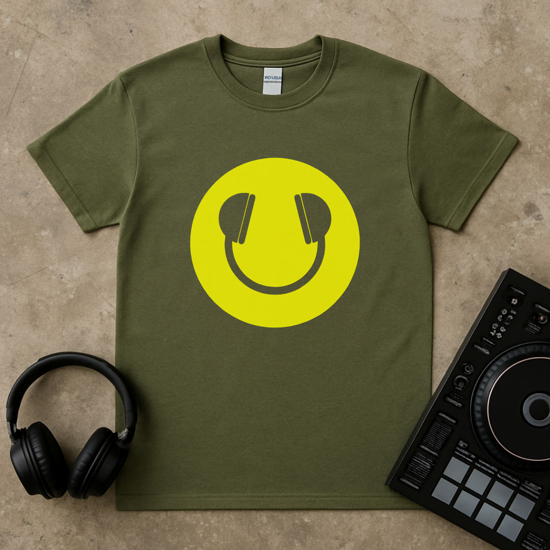 Headphones Smiley 1 T-Shirt