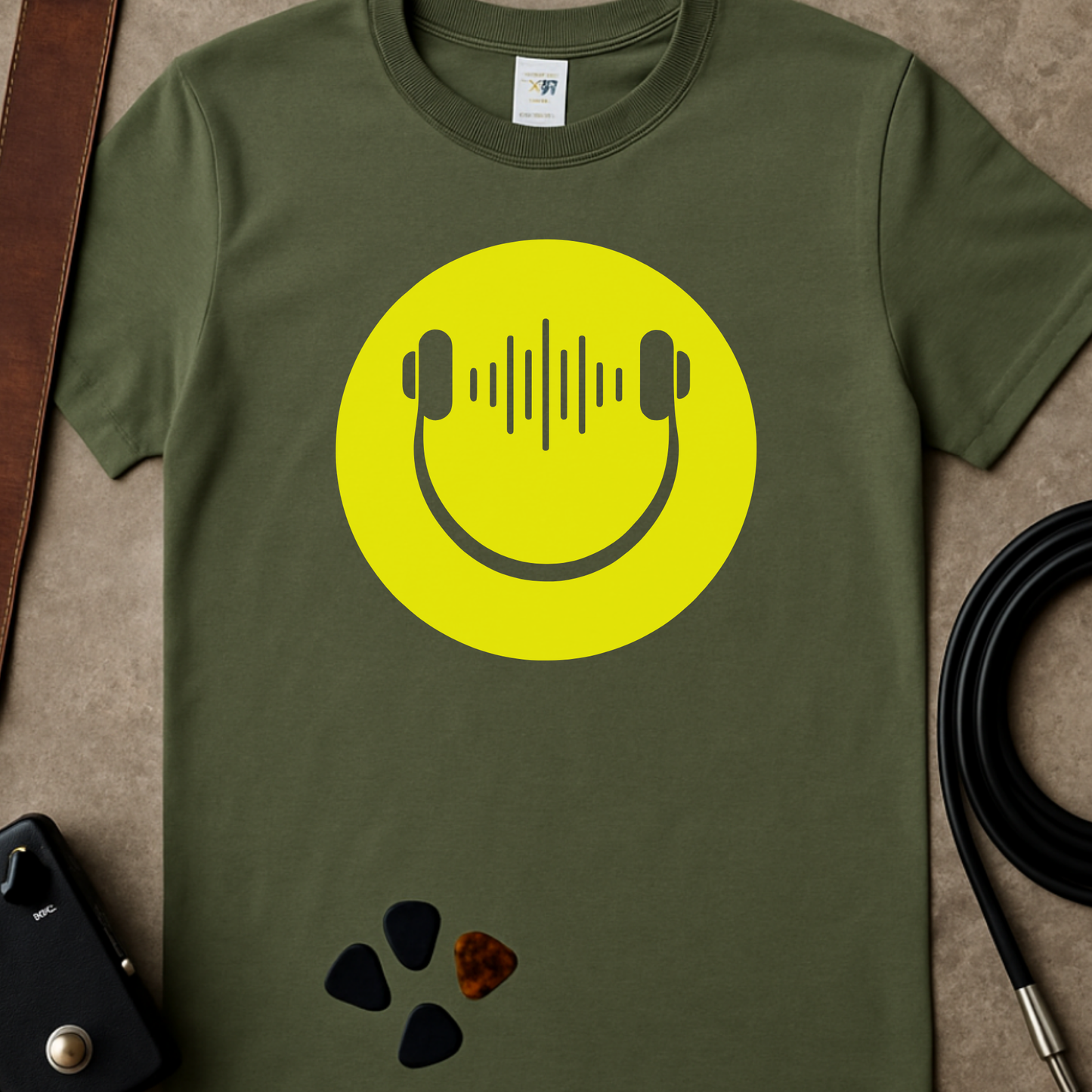 Headphones Smiley 2 T-Shirt