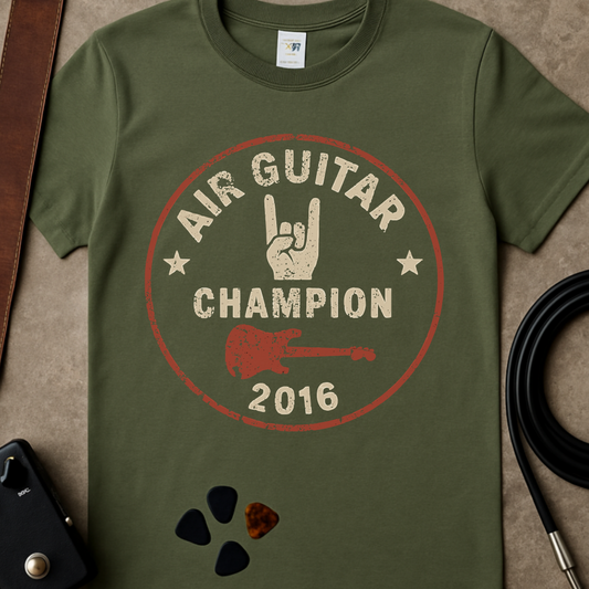 Air Guitar Champion T-Shirt