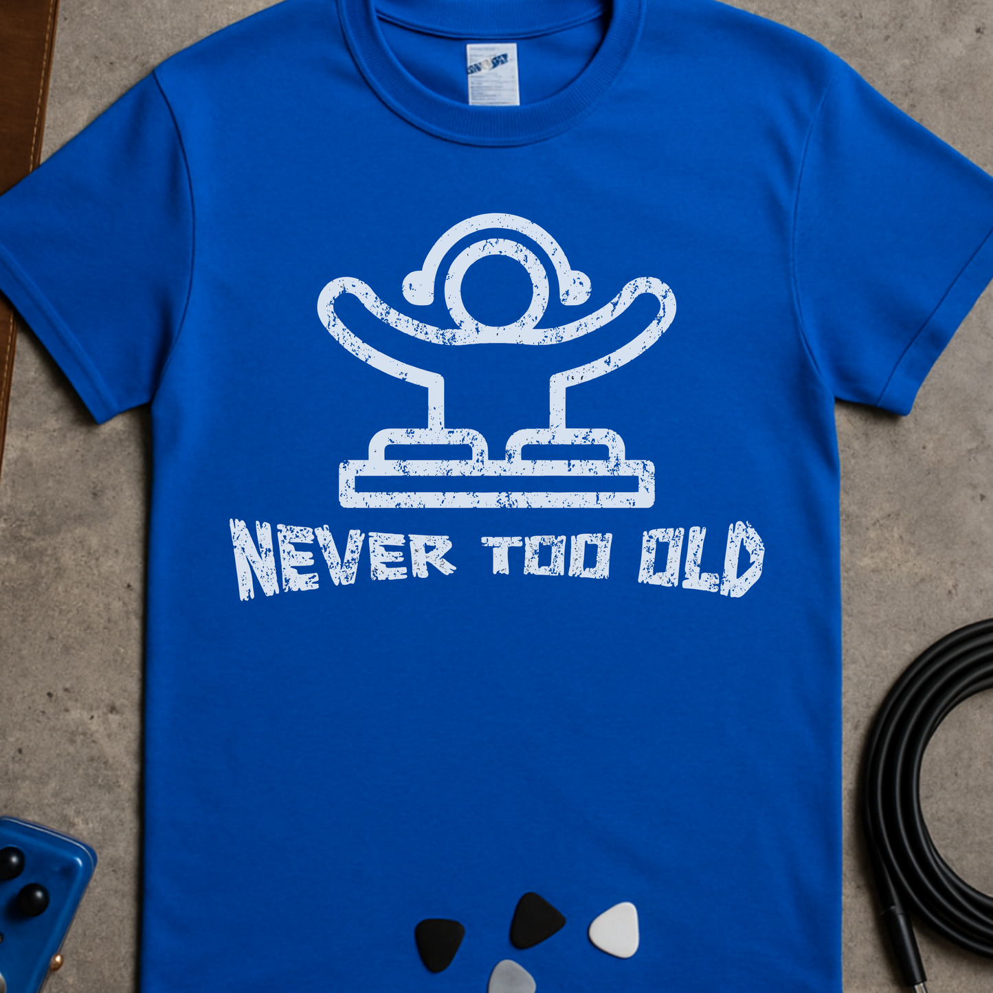 Never Too Old DJ T-Shirt