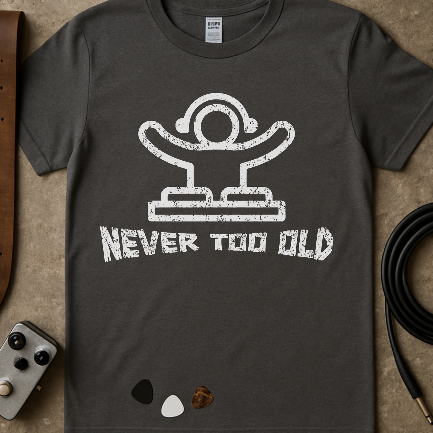 Never Too Old DJ T-Shirt