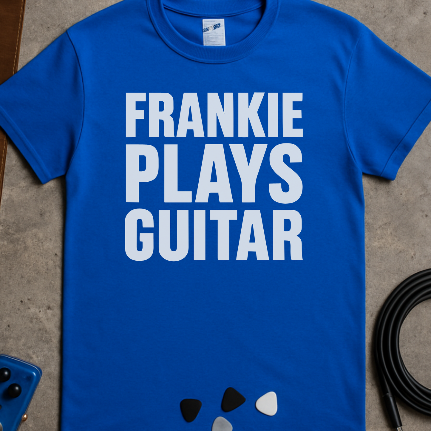 Frankie Plays Guitar T-Shirt