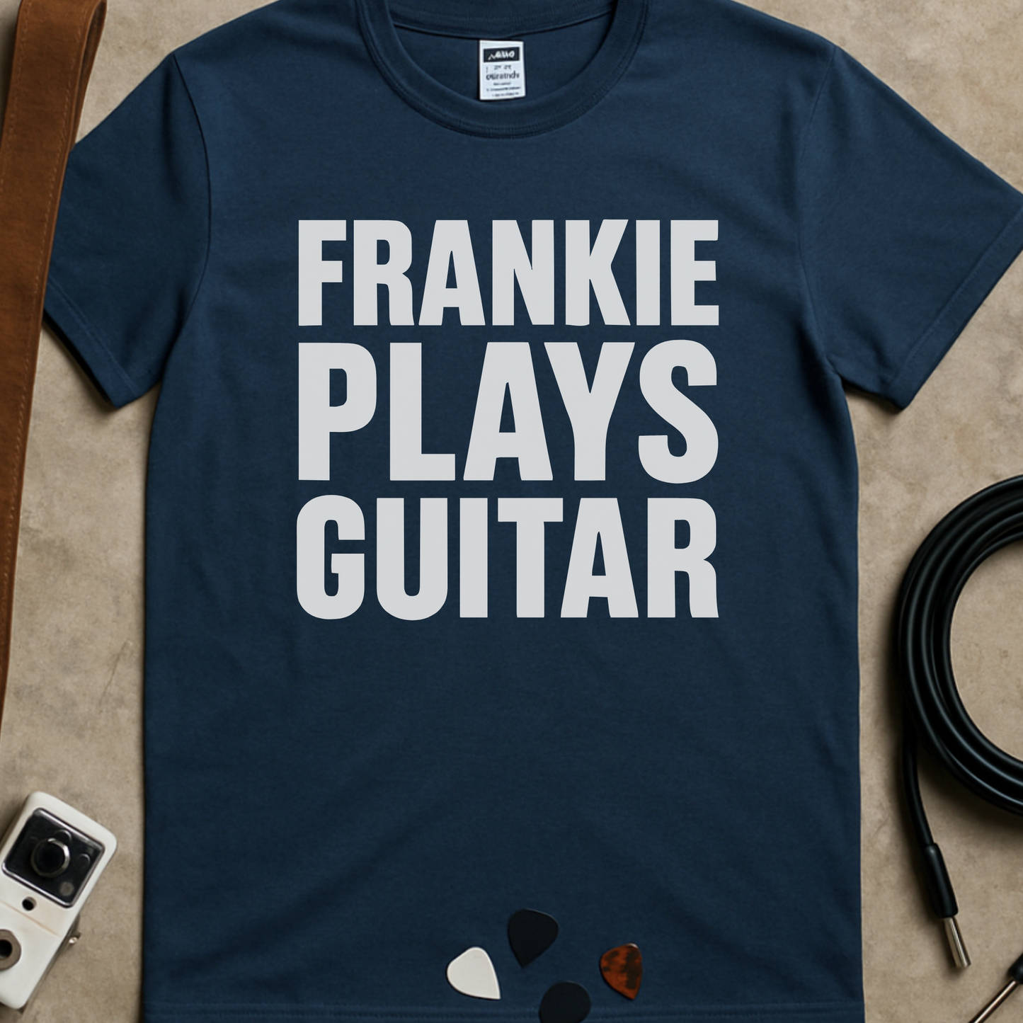 Frankie Plays Guitar T-Shirt