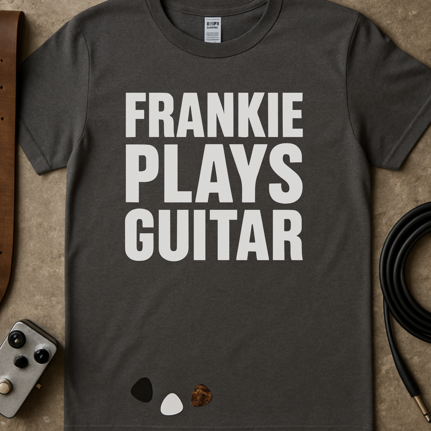 Frankie Plays Guitar T-Shirt