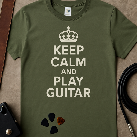 Keep Calm Guitar T-Shirt