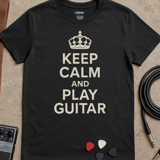 Keep Calm Guitar T-Shirt