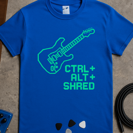 Ctrl Alt Shred T-Shirt