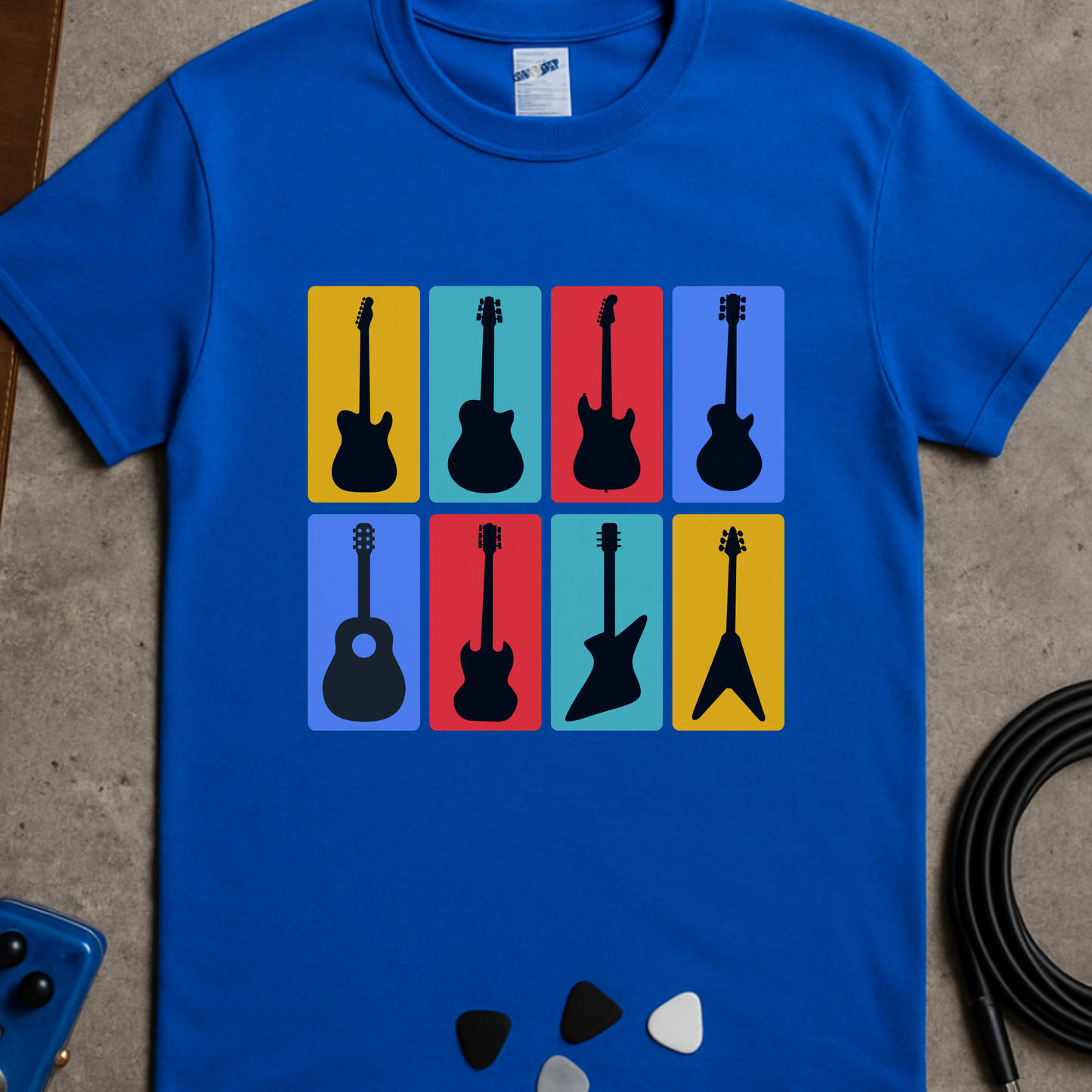 Guitar Panels T-Shirt