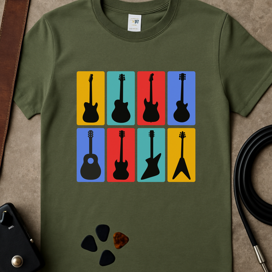 Guitar Panels T-Shirt