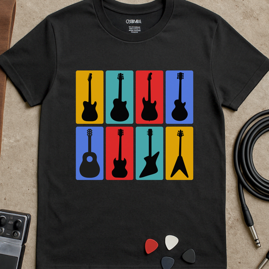 Guitar Panels T-Shirt