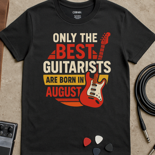 Best Guitarists Born In August T-Shirt