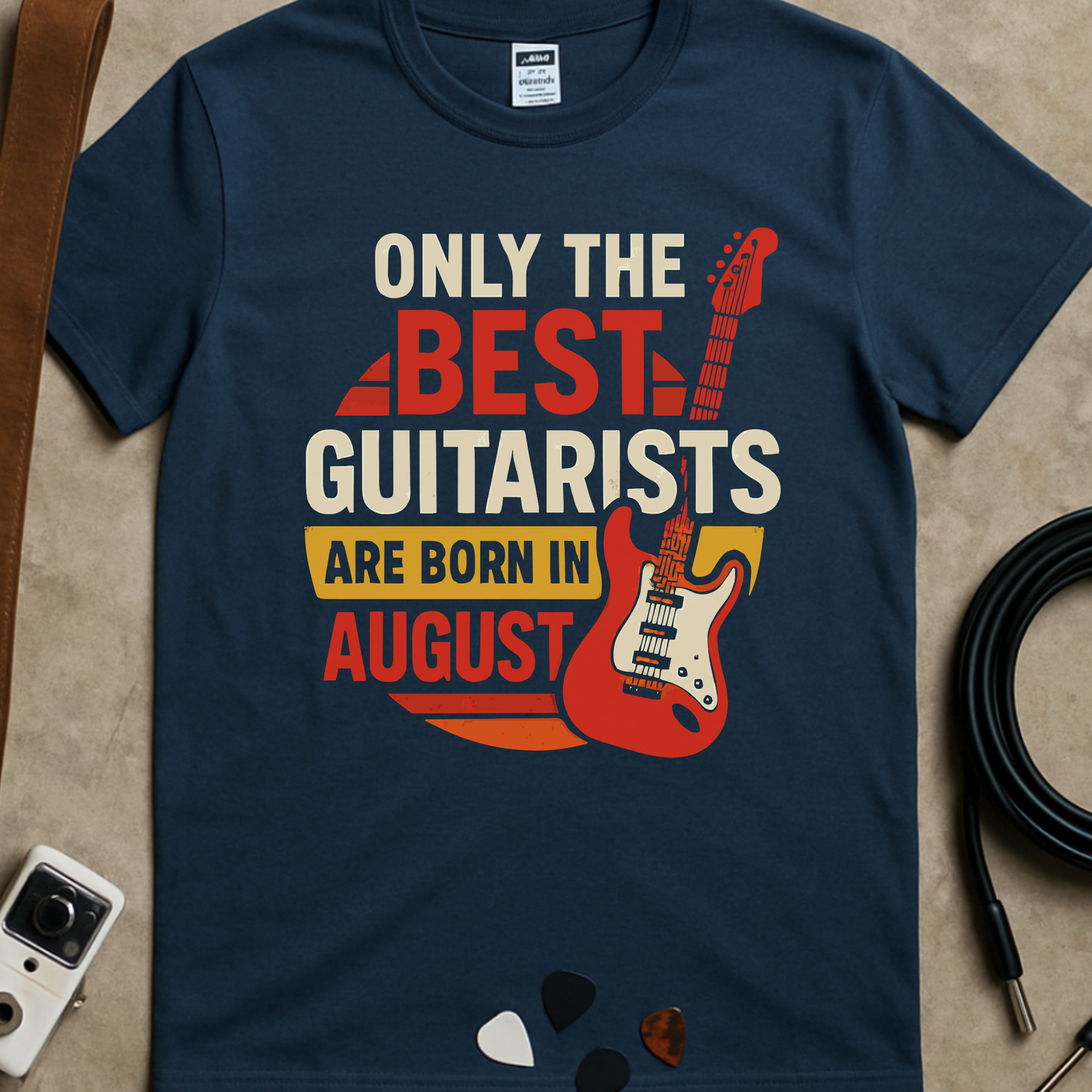 Best Guitarists Born In August T-Shirt