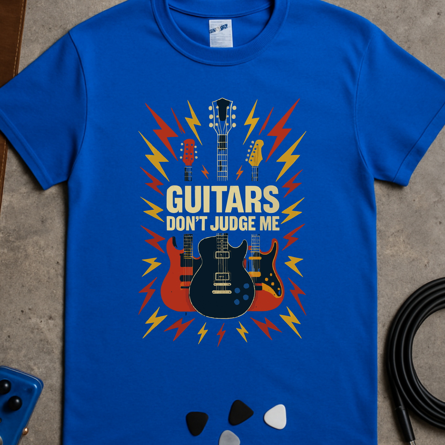 Guitars Don't Judge Me T-Shirt