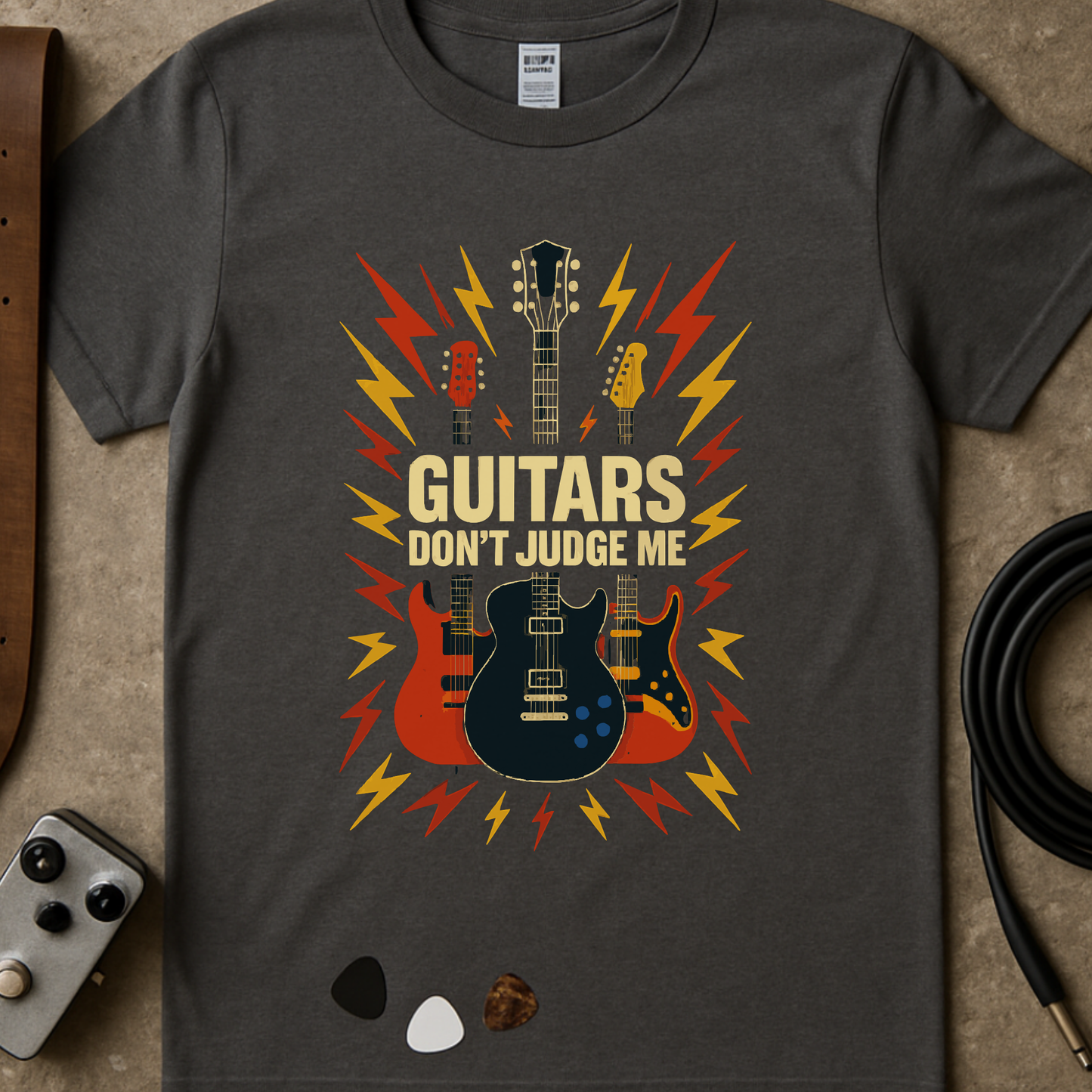 Guitars Don't Judge Me T-Shirt