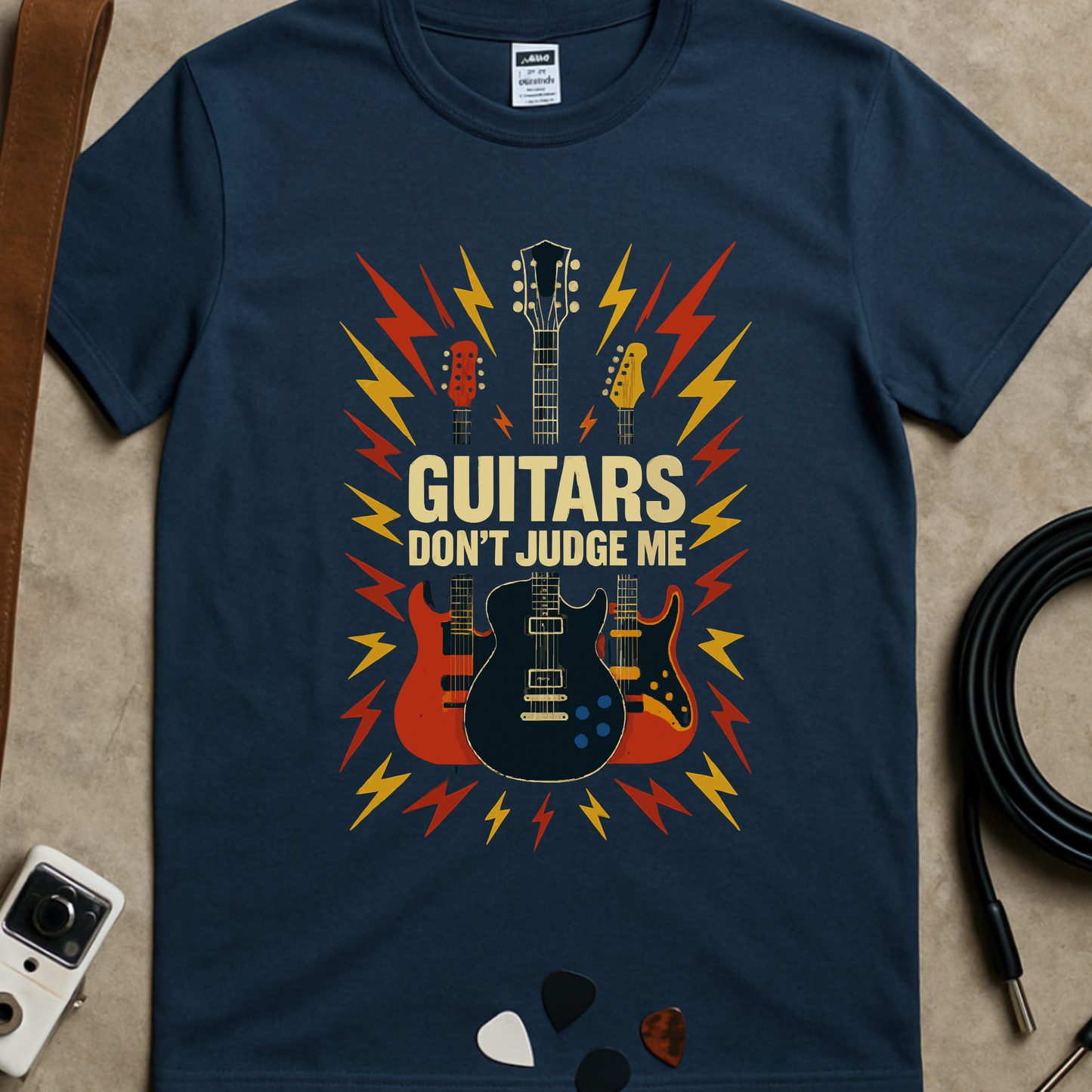 Guitars Don't Judge Me T-Shirt