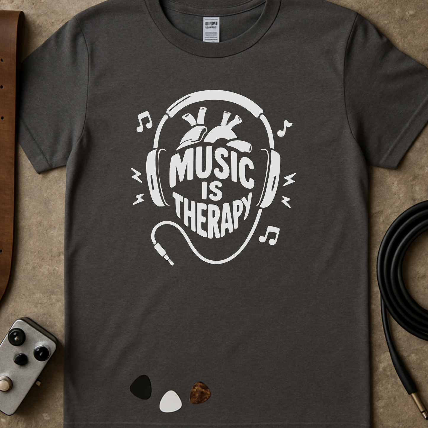 Music Is My Therapy T-Shirt
