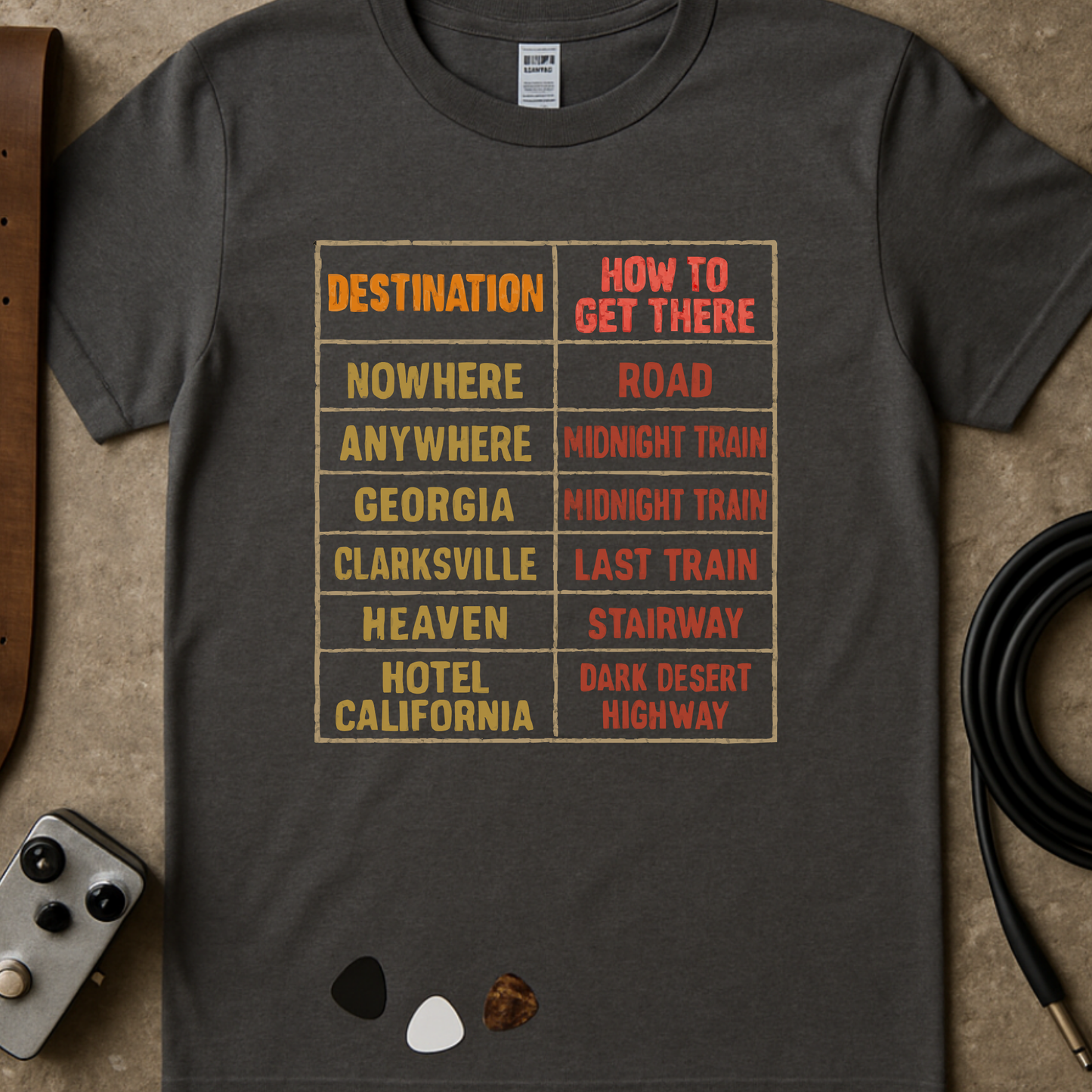 Rock Destinations T-Shirt