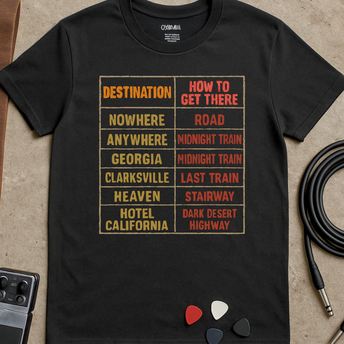 Rock Destinations T-Shirt