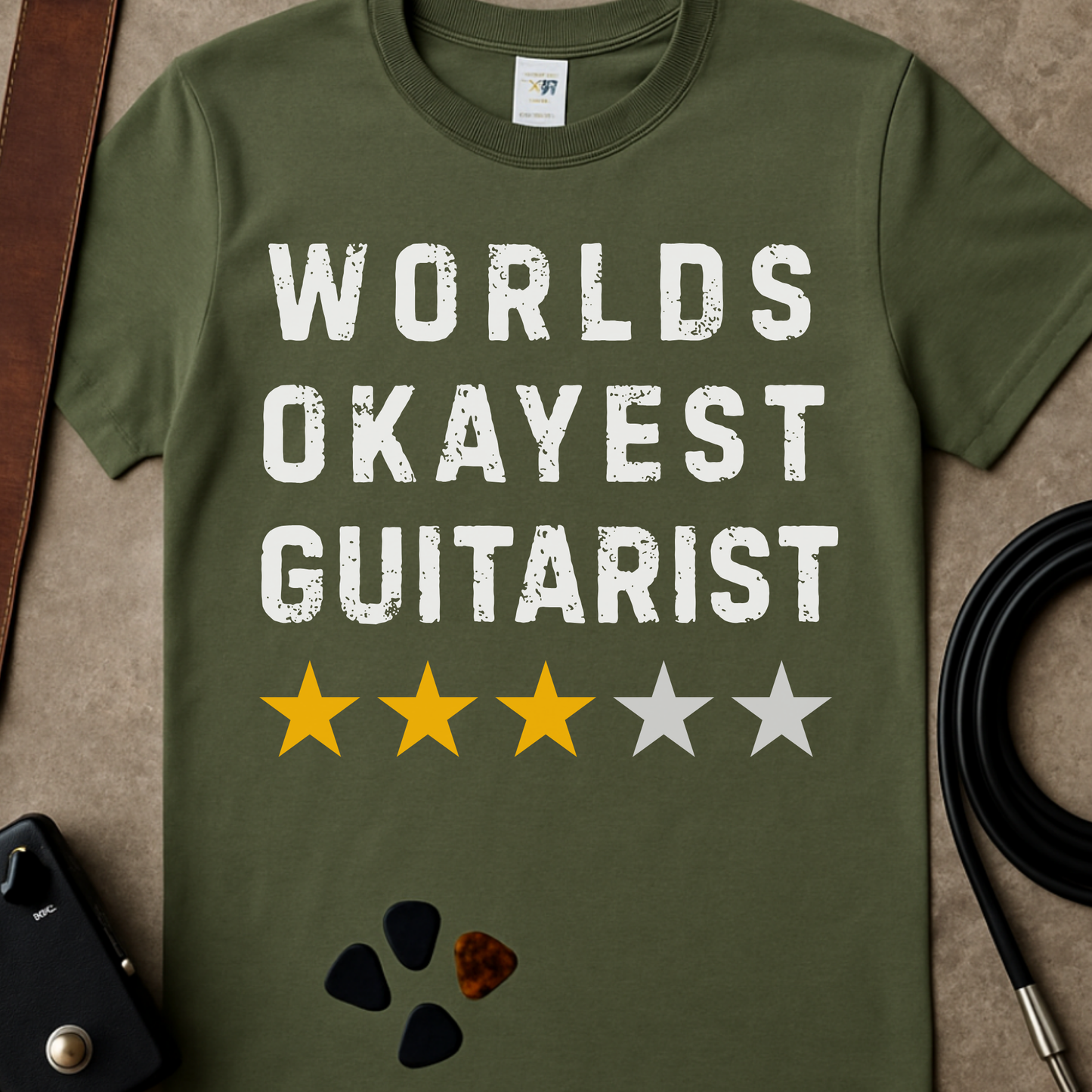 World's Okayest Guitarist T-Shirt