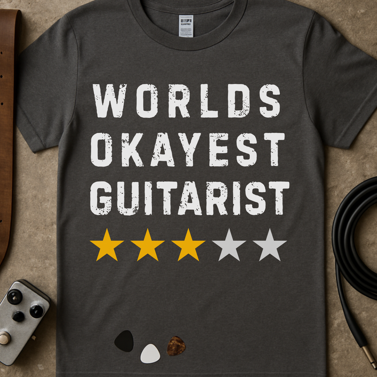 World's Okayest Guitarist T-Shirt