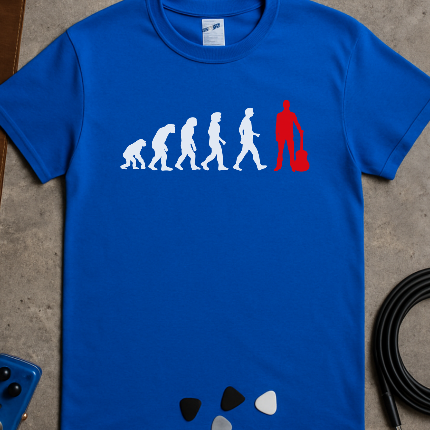 Acoustic Guitarist EvolutionT-Shirt