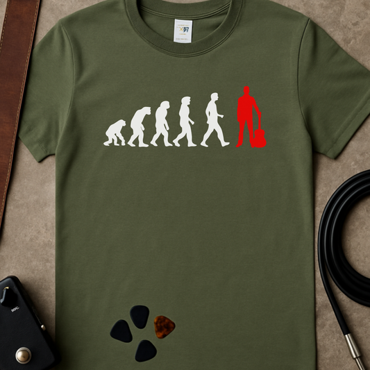 Acoustic Guitarist EvolutionT-Shirt