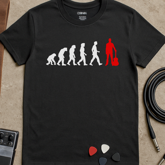 Acoustic Guitarist EvolutionT-Shirt