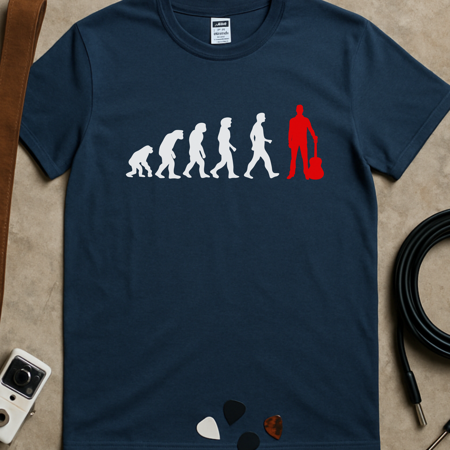 Acoustic Guitarist EvolutionT-Shirt