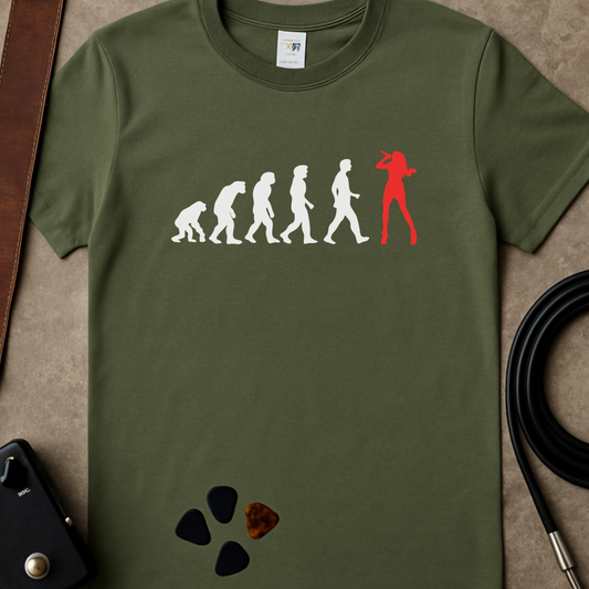 Female Singer Evolution 1 T-Shirt