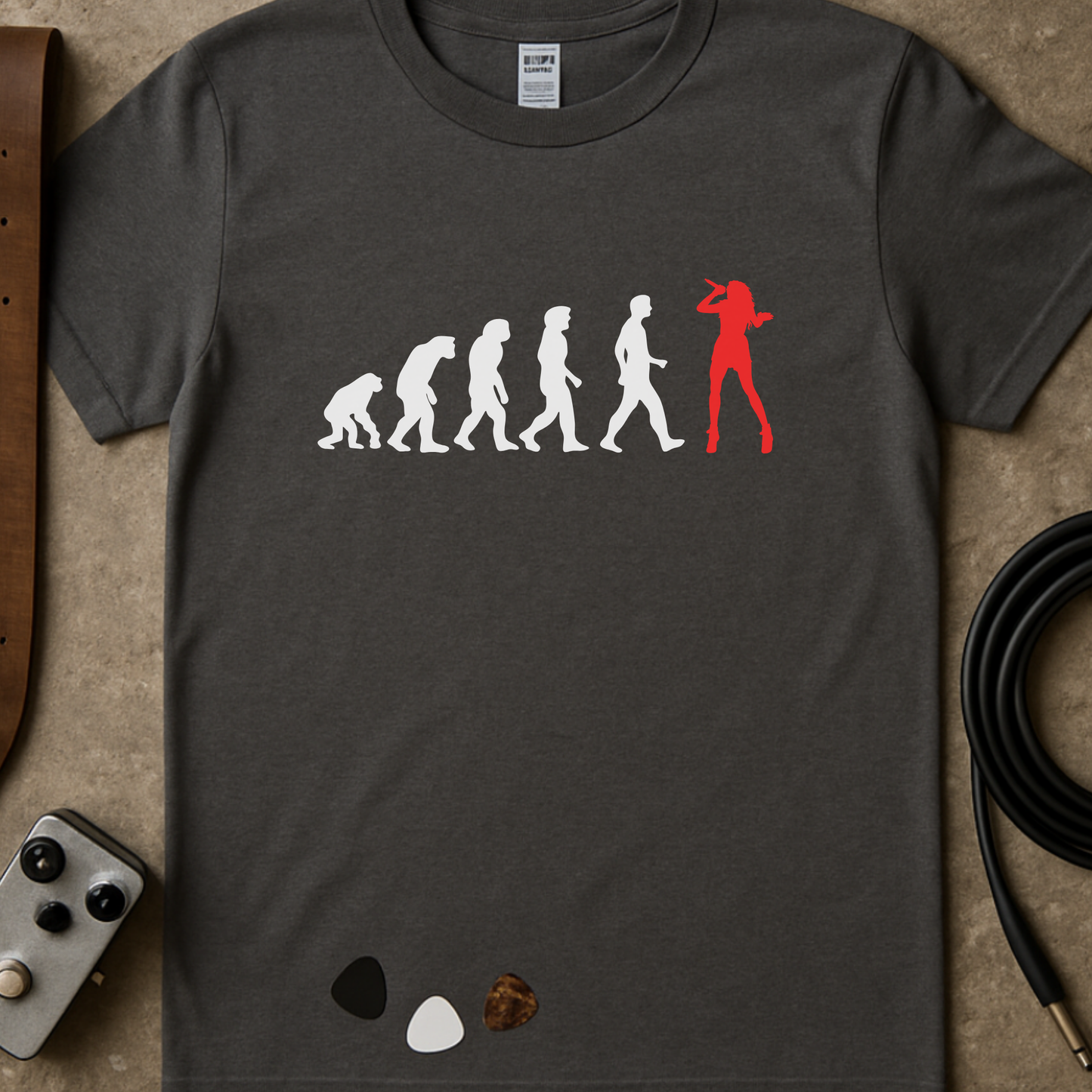 Female Singer Evolution 1 T-Shirt
