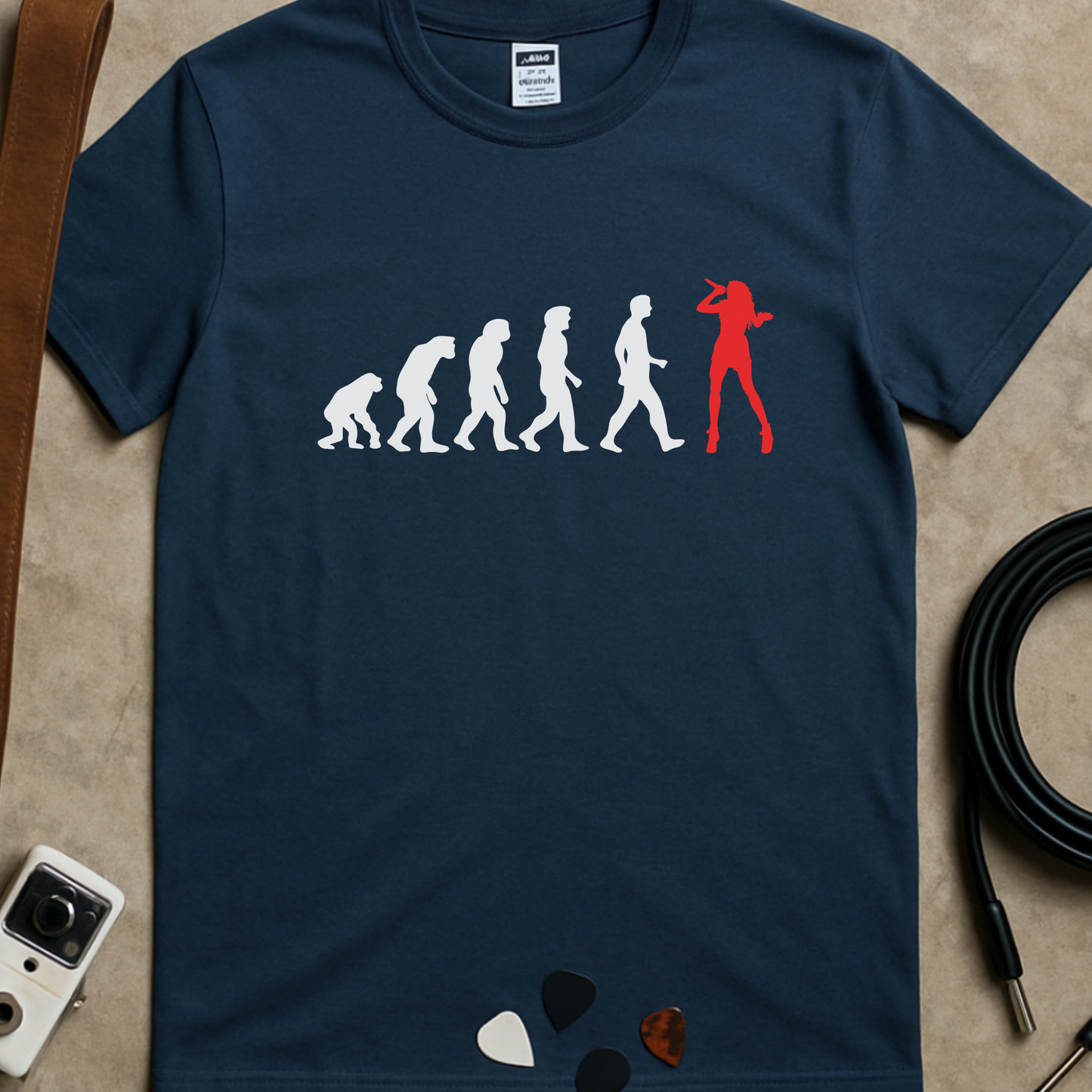 Female Singer Evolution 1 T-Shirt