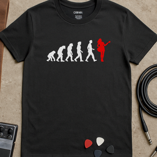 Guitar Evolution Female T-Shirt