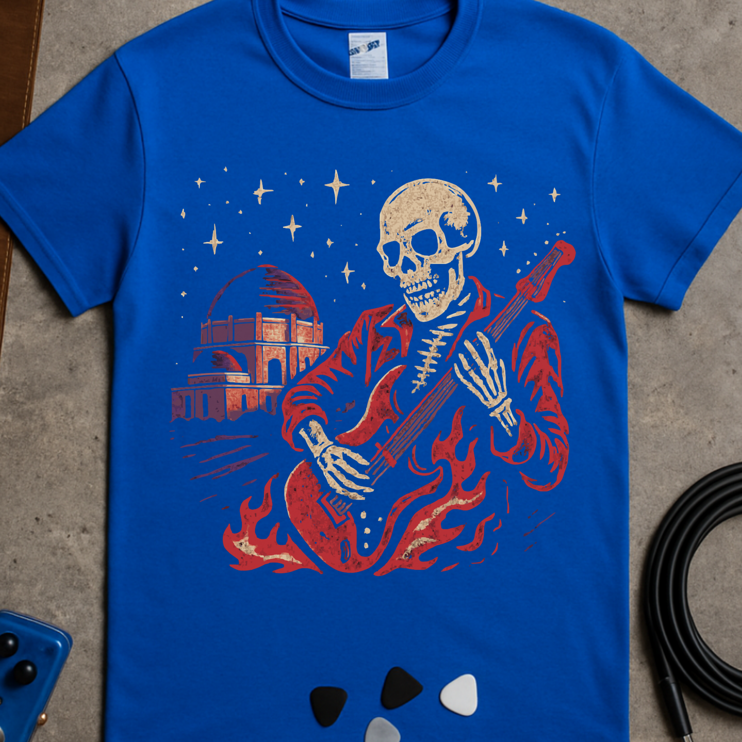Geetar Skeleton T-Shirt
