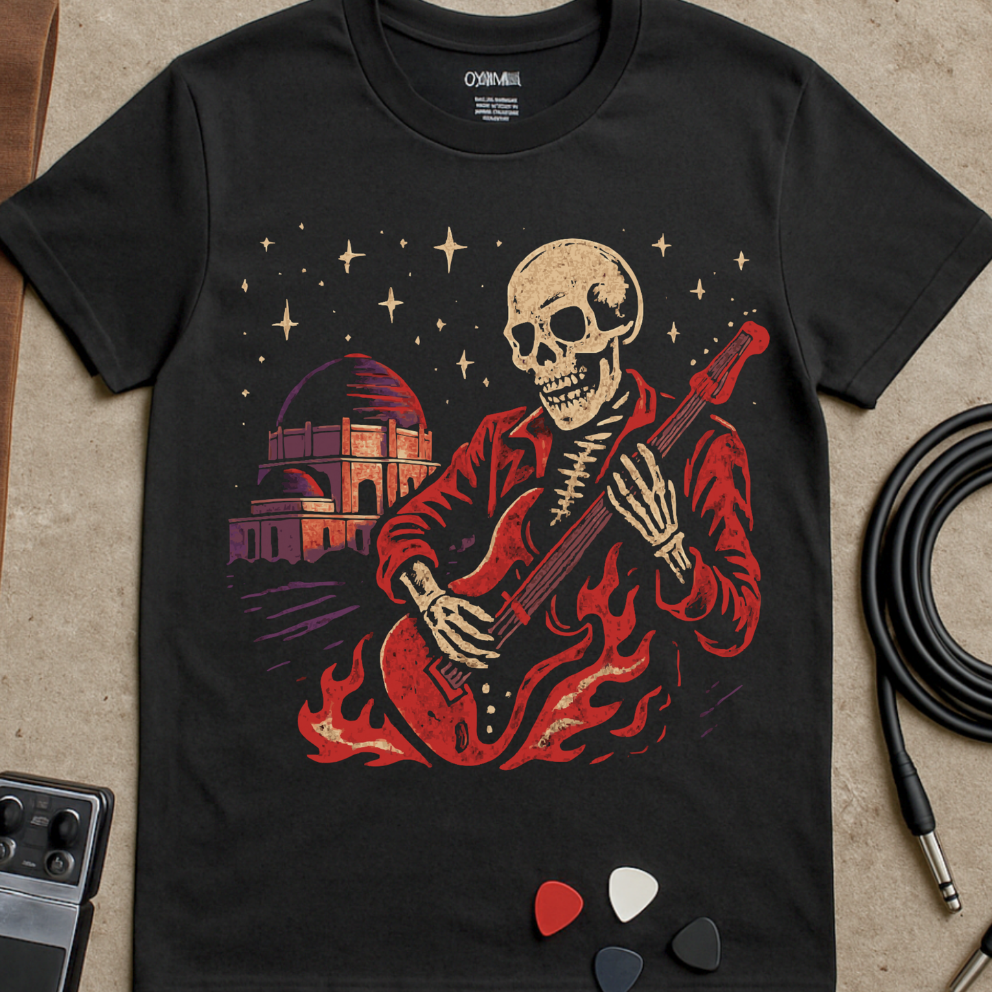 Geetar Skeleton T-Shirt