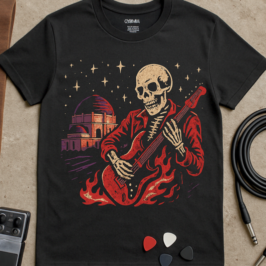 Geetar Skeleton T-Shirt