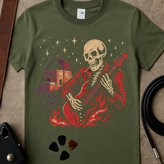 Geetar Skeleton T-Shirt