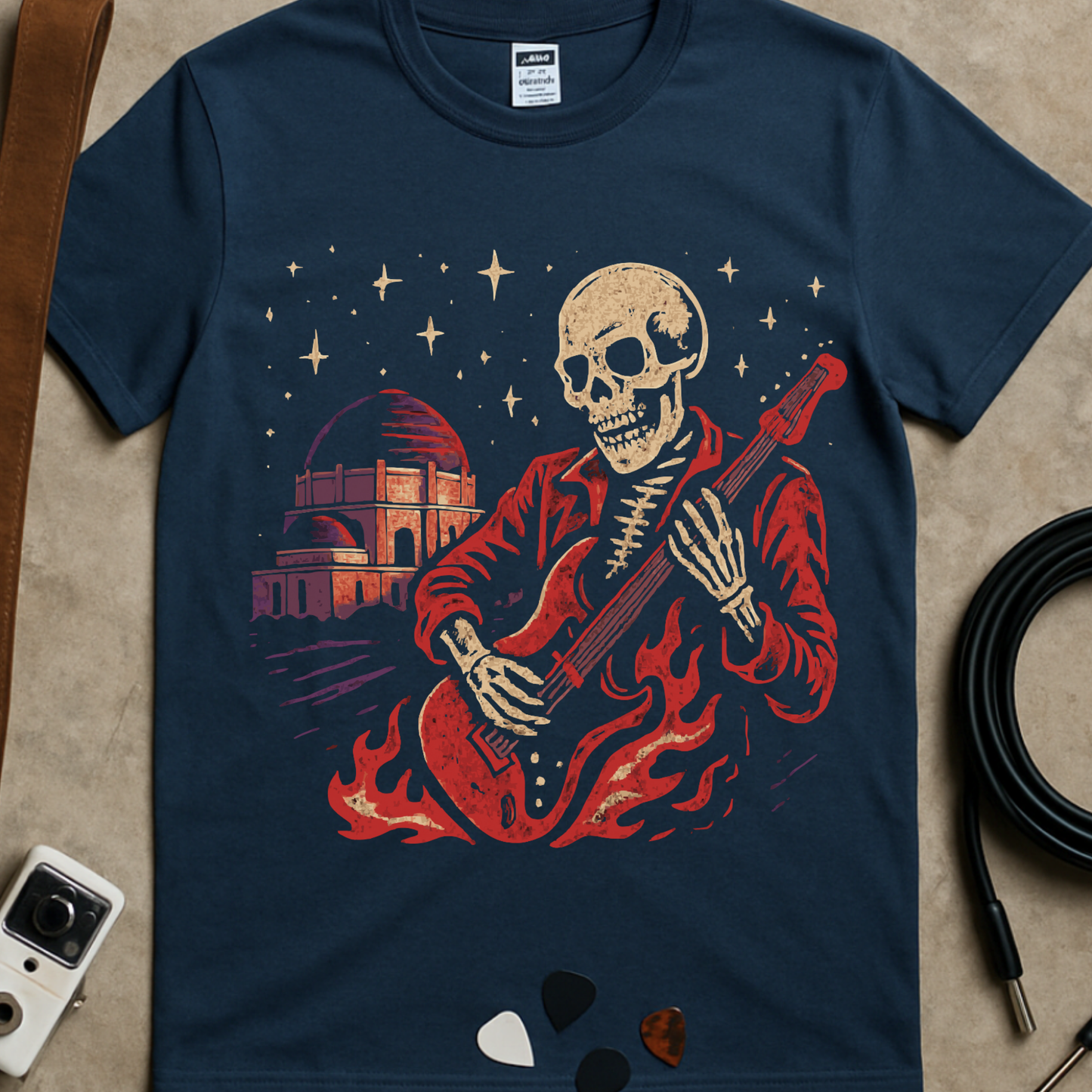 Geetar Skeleton T-Shirt