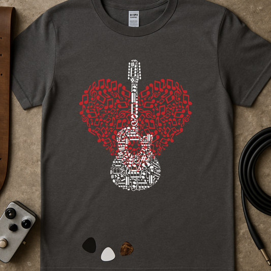 Guitar Heart T-Shirt