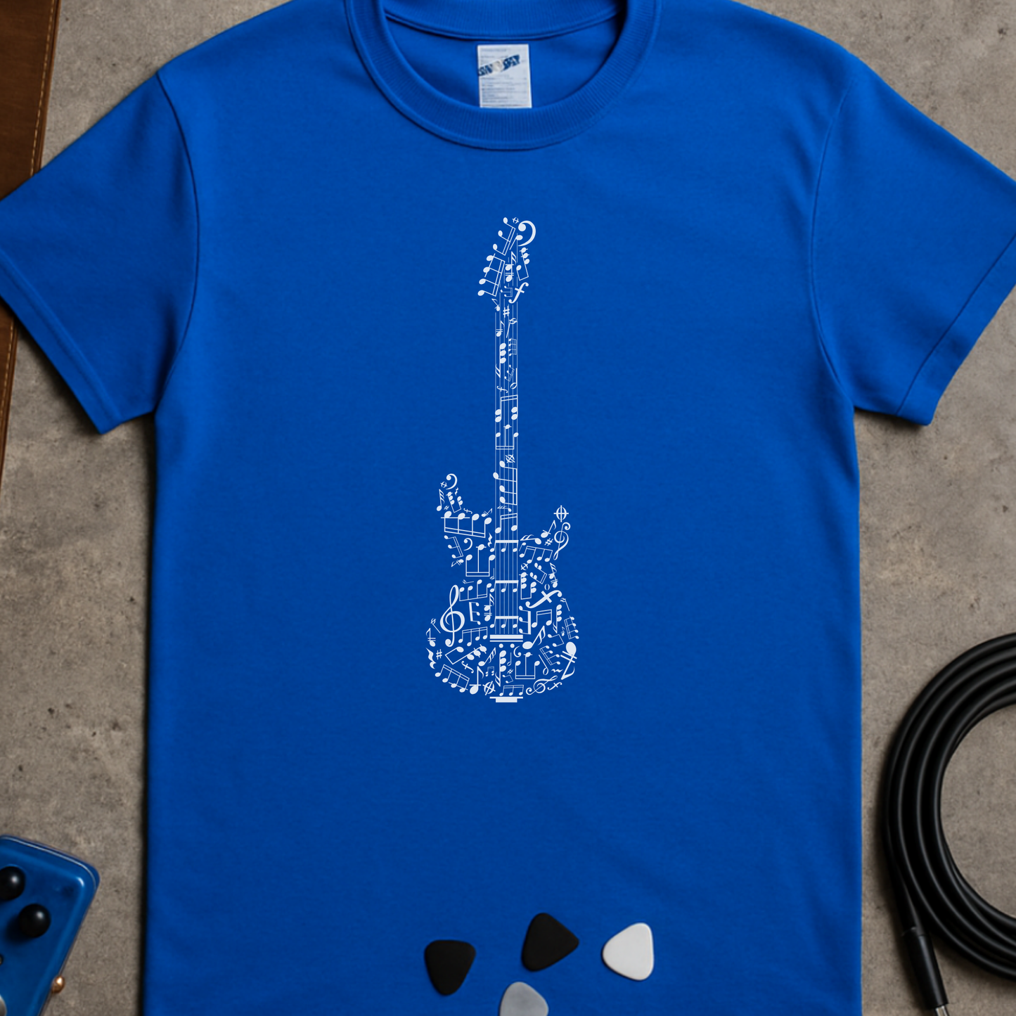 Electric Guitar Notes T-Shirt