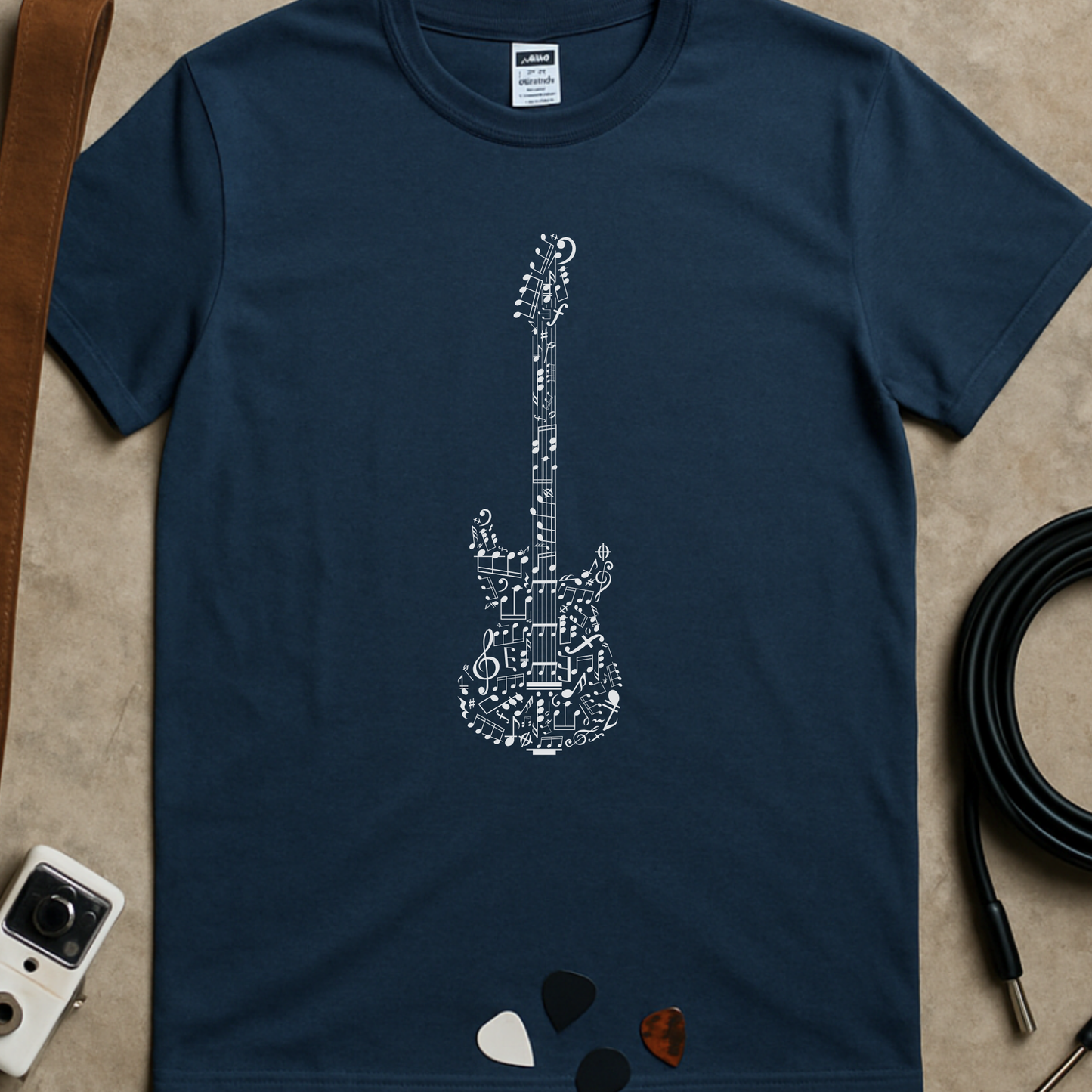 Electric Guitar Notes T-Shirt