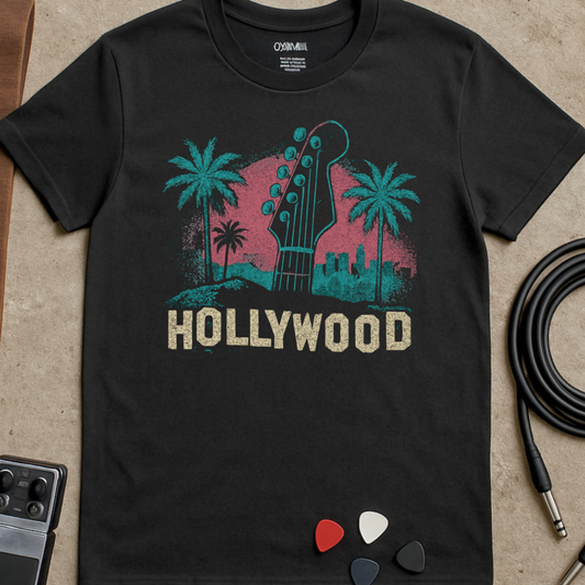 Hollywood Headstock T-Shirt