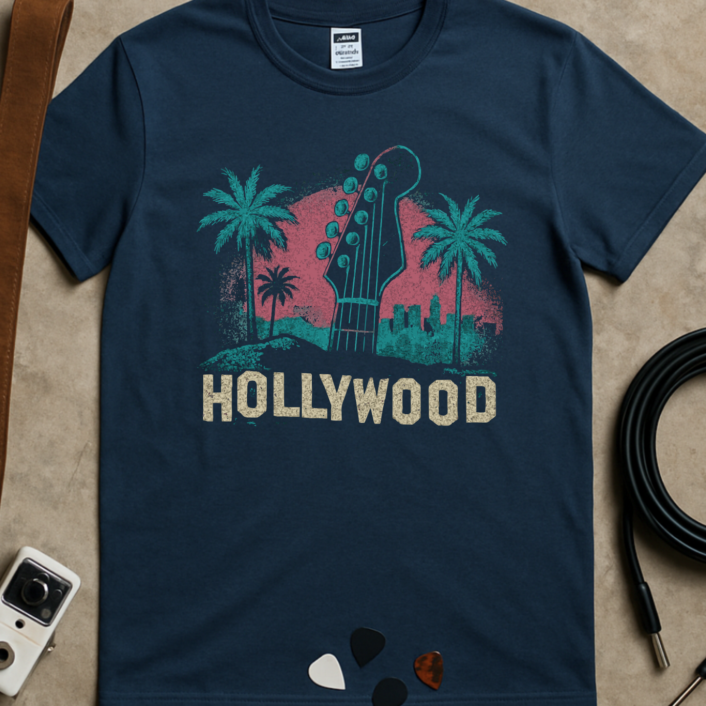 Hollywood Headstock T-Shirt